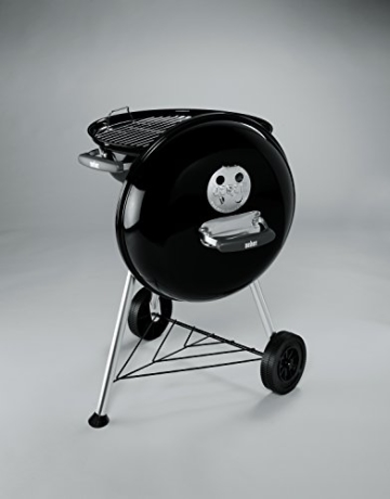 Weber 1221004 Compact Kettle, Holzkohle-Kugelgrill 47 cm, Schwarz - 4
